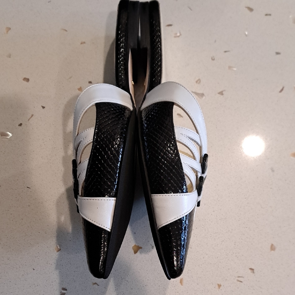 NIB Sarah Flint Kim Leather Mules - Picture 4 of 10